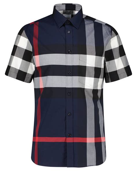 burberry hemd herren kurzarm|Designer.